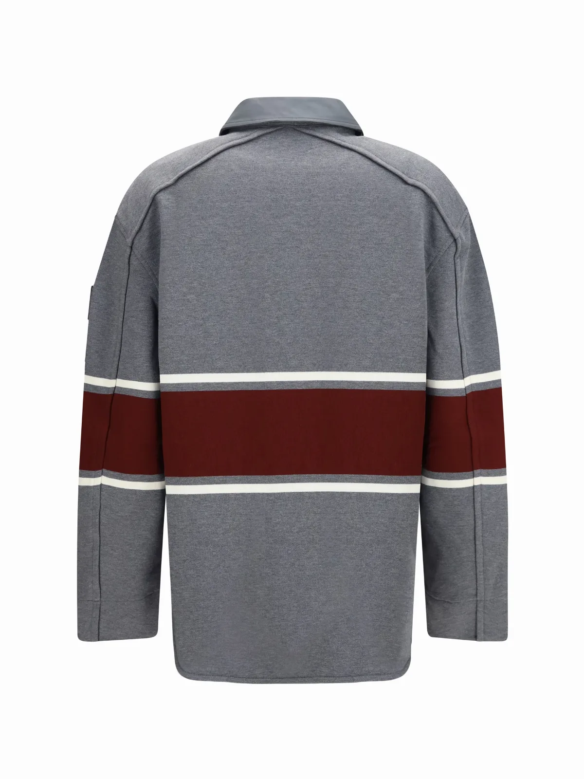 Striped Oversized Cotton Polo Shirt by Bottega Veneta