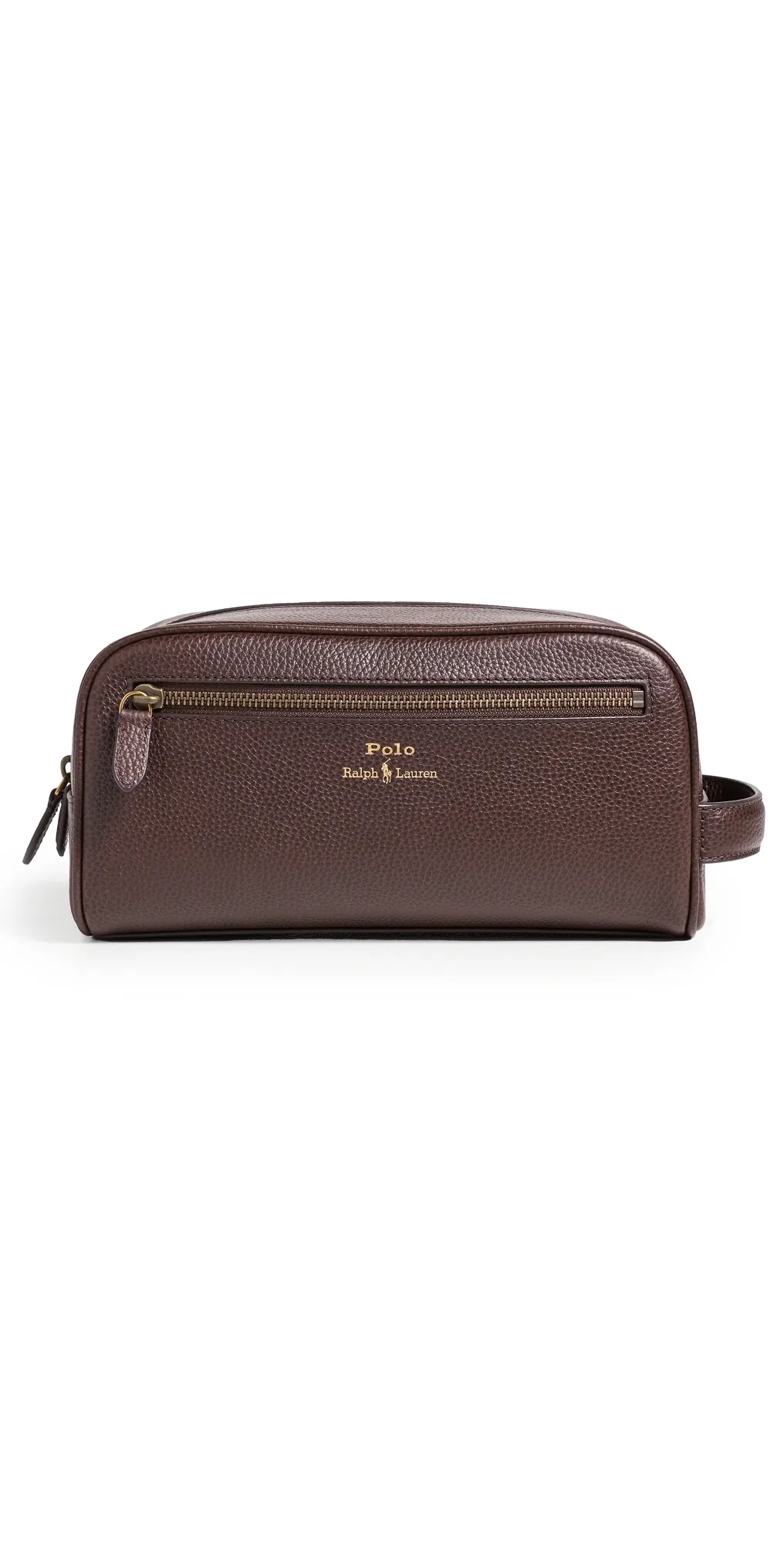Pebbled Leather Shave Kit Pouch by Polo Ralph Lauren