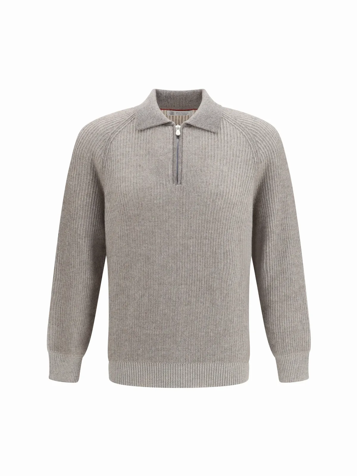 Milano Stitch Cashmere Polo Sweater by BRUNELLO CUCINELLI