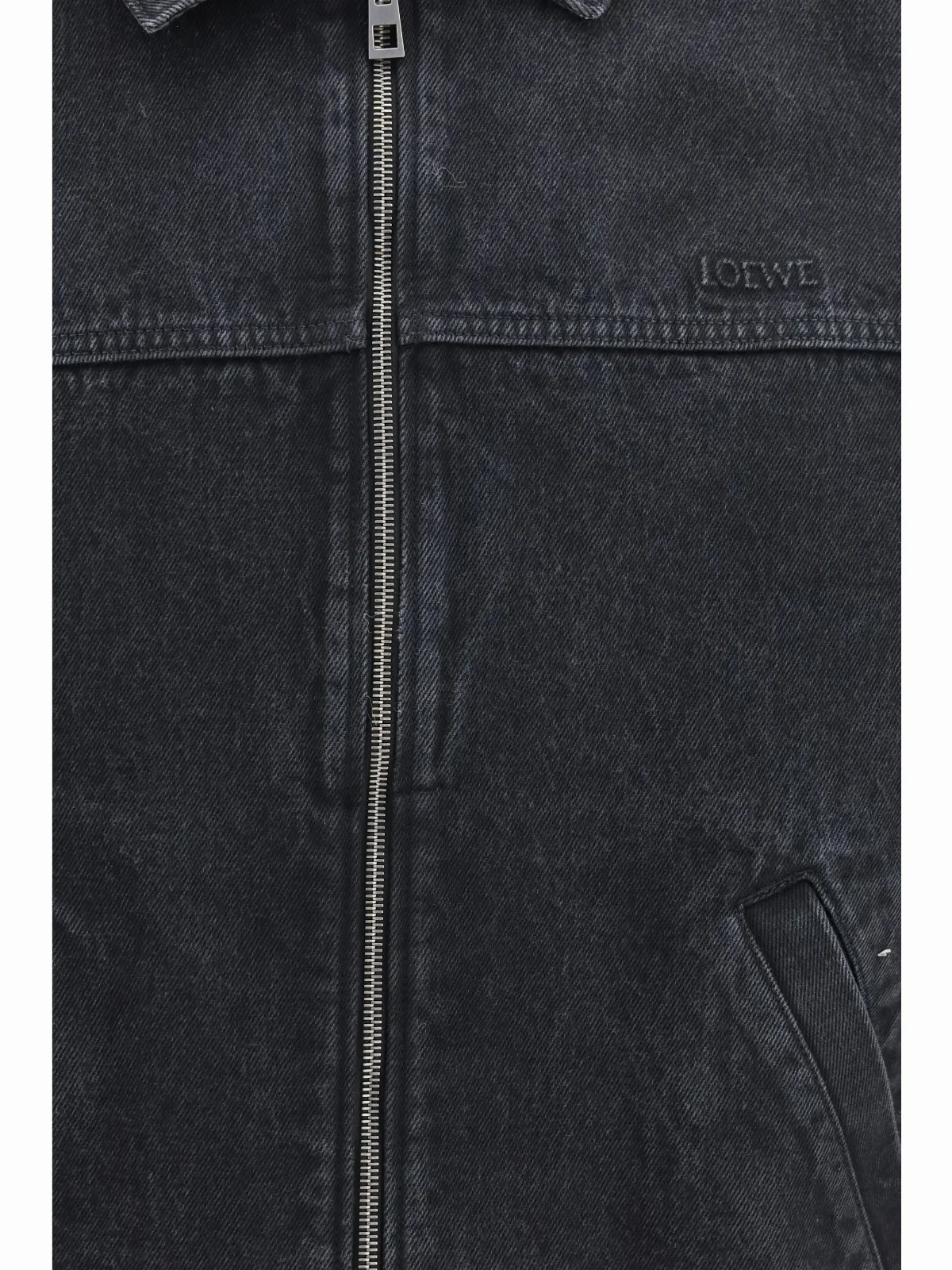 Zip-Up Denim Jacket by Loewe