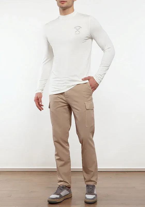 Silk Logo-Print Shirt by BRUNELLO CUCINELLI
