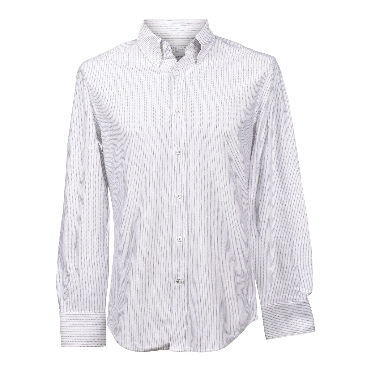 Striped Cotton Shirt by BRUNELLO CUCINELLI