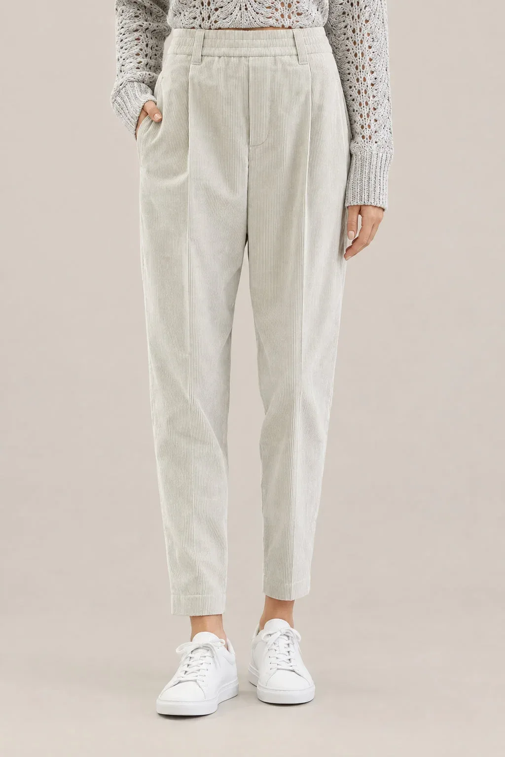 Tapered Cotton Trousers by BRUNELLO CUCINELLI
