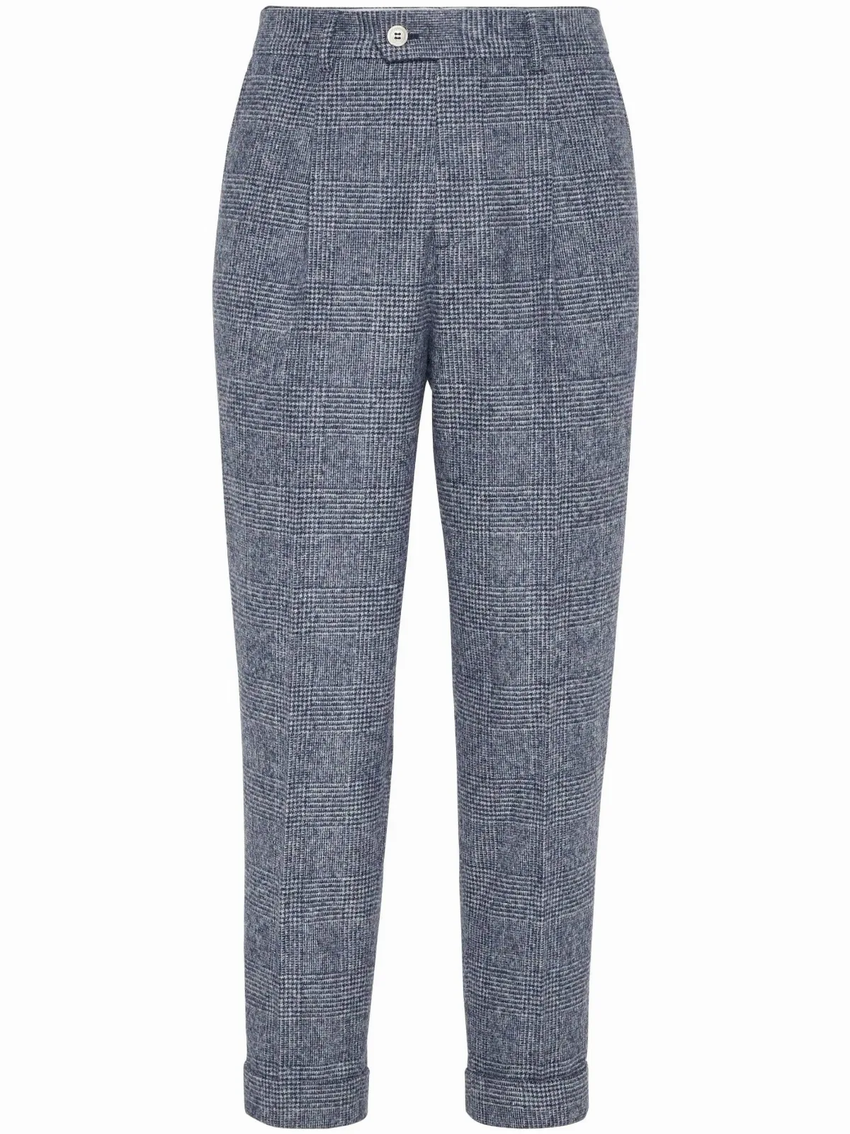 Wool Plaid Trousers by BRUNELLO CUCINELLI