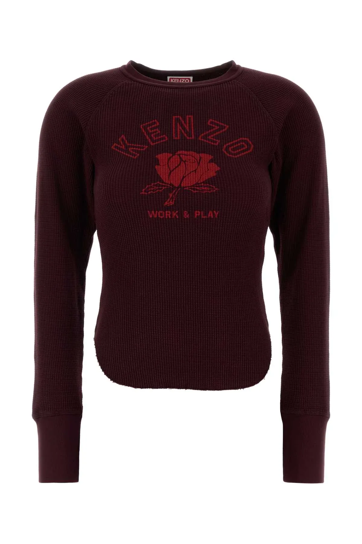 Logo-Embroidered Waffle-Jersey Cotton Shirt by Kenzo