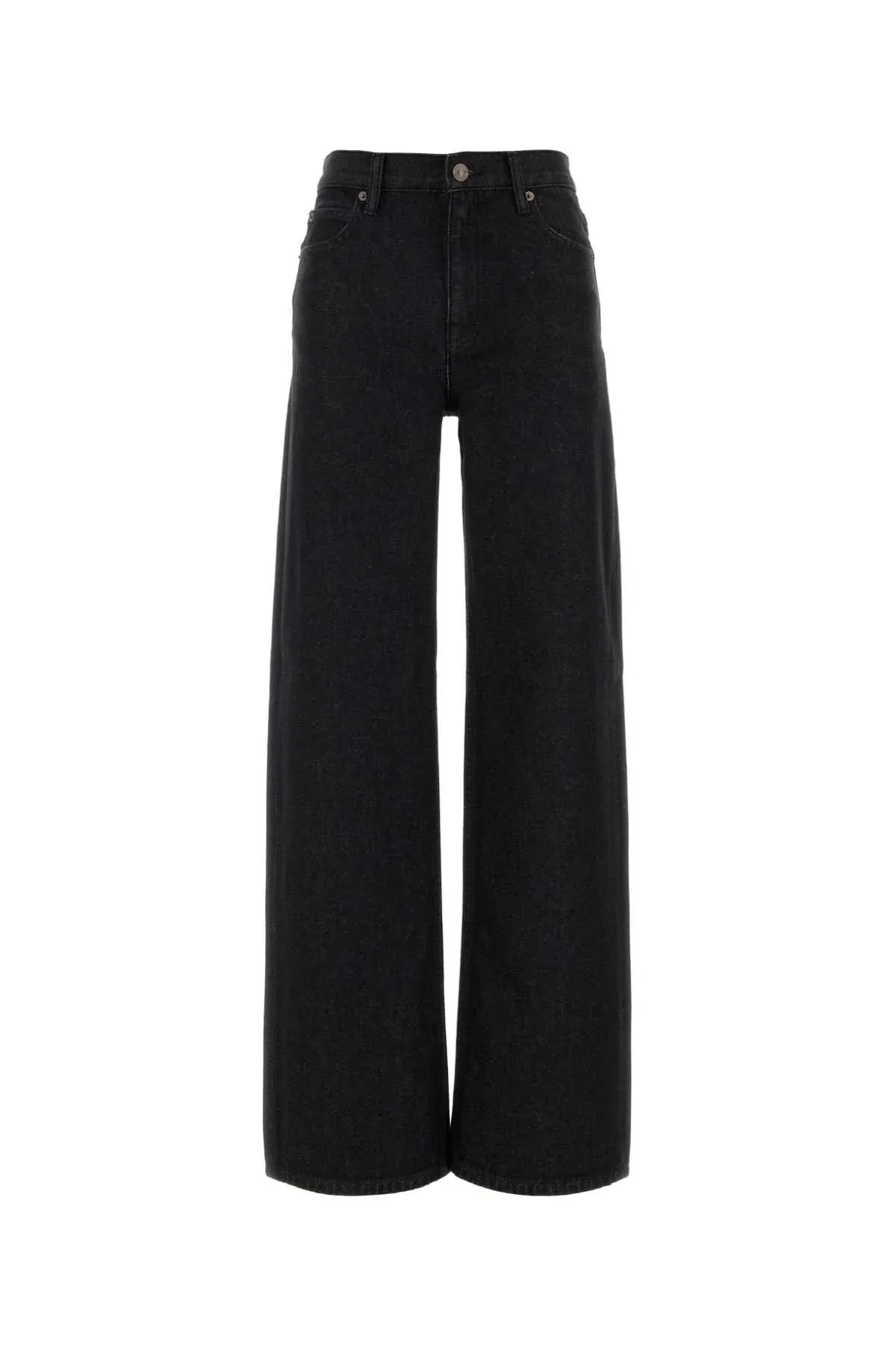 Wide-Leg Denim Jeans