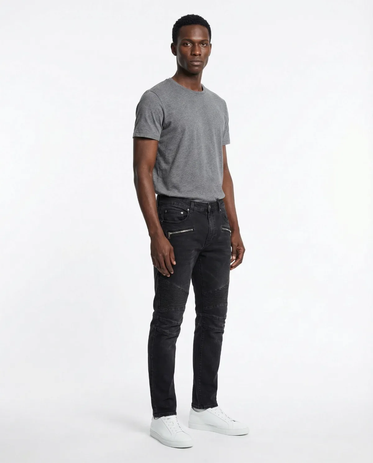 Ribbed Slim Jeans by Balmain