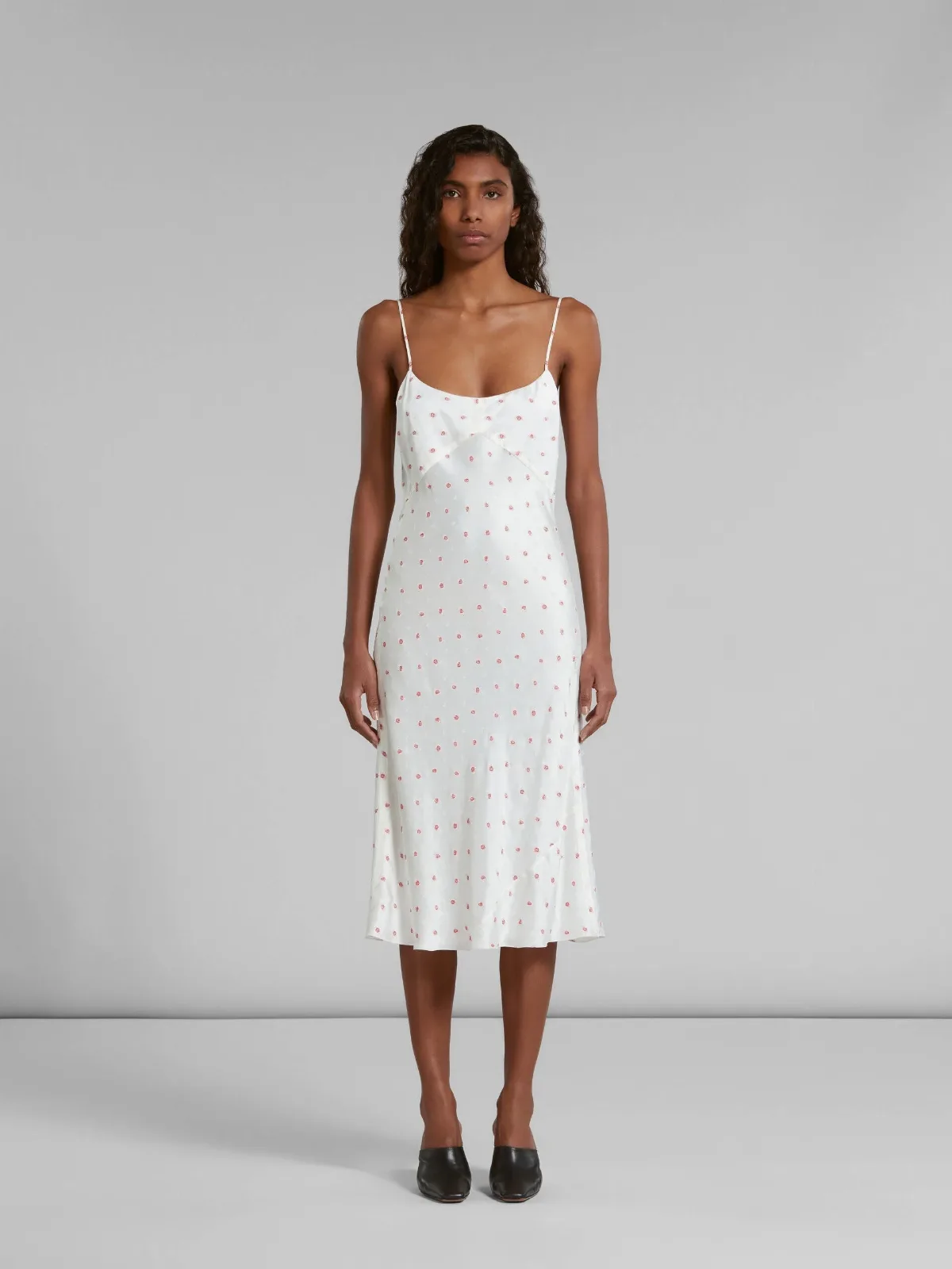 Floral-Print Slip Dress by Marni