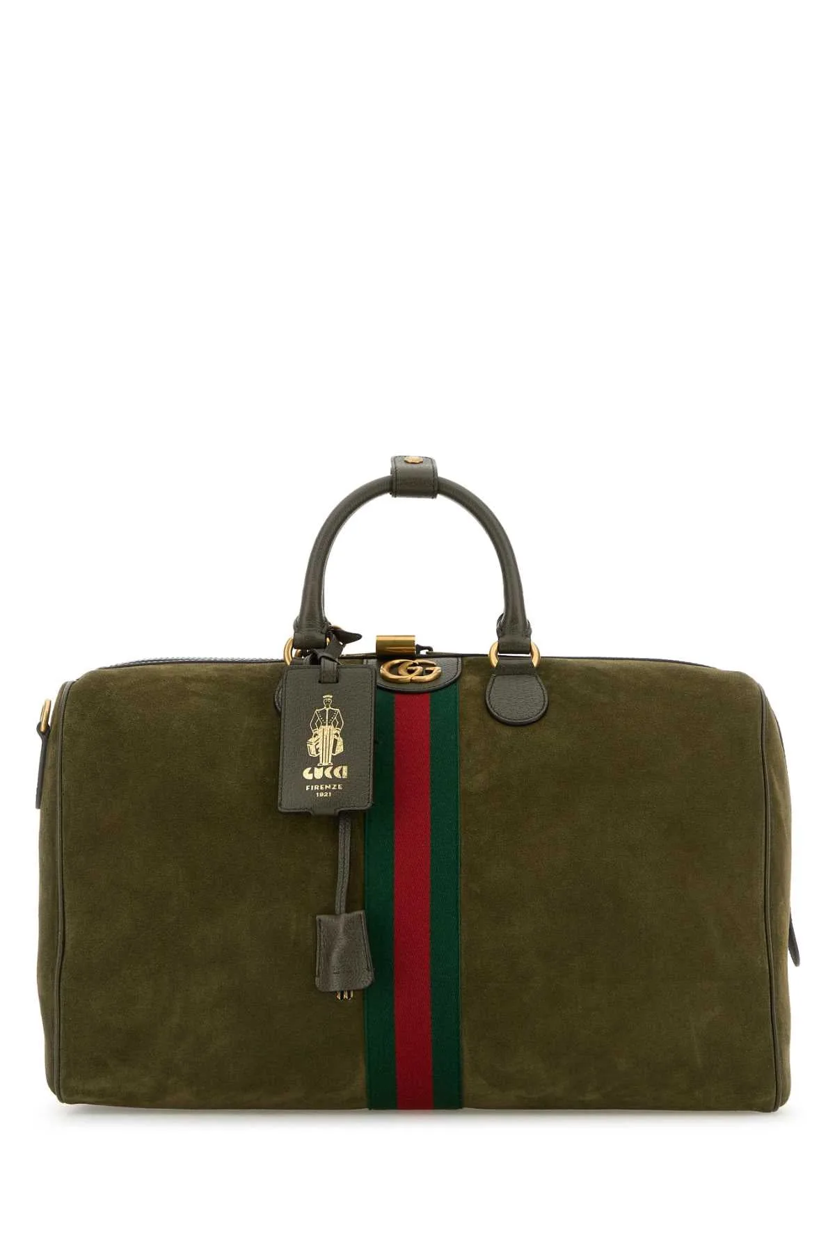 Savoy Suede Duffle Bag by Gucci