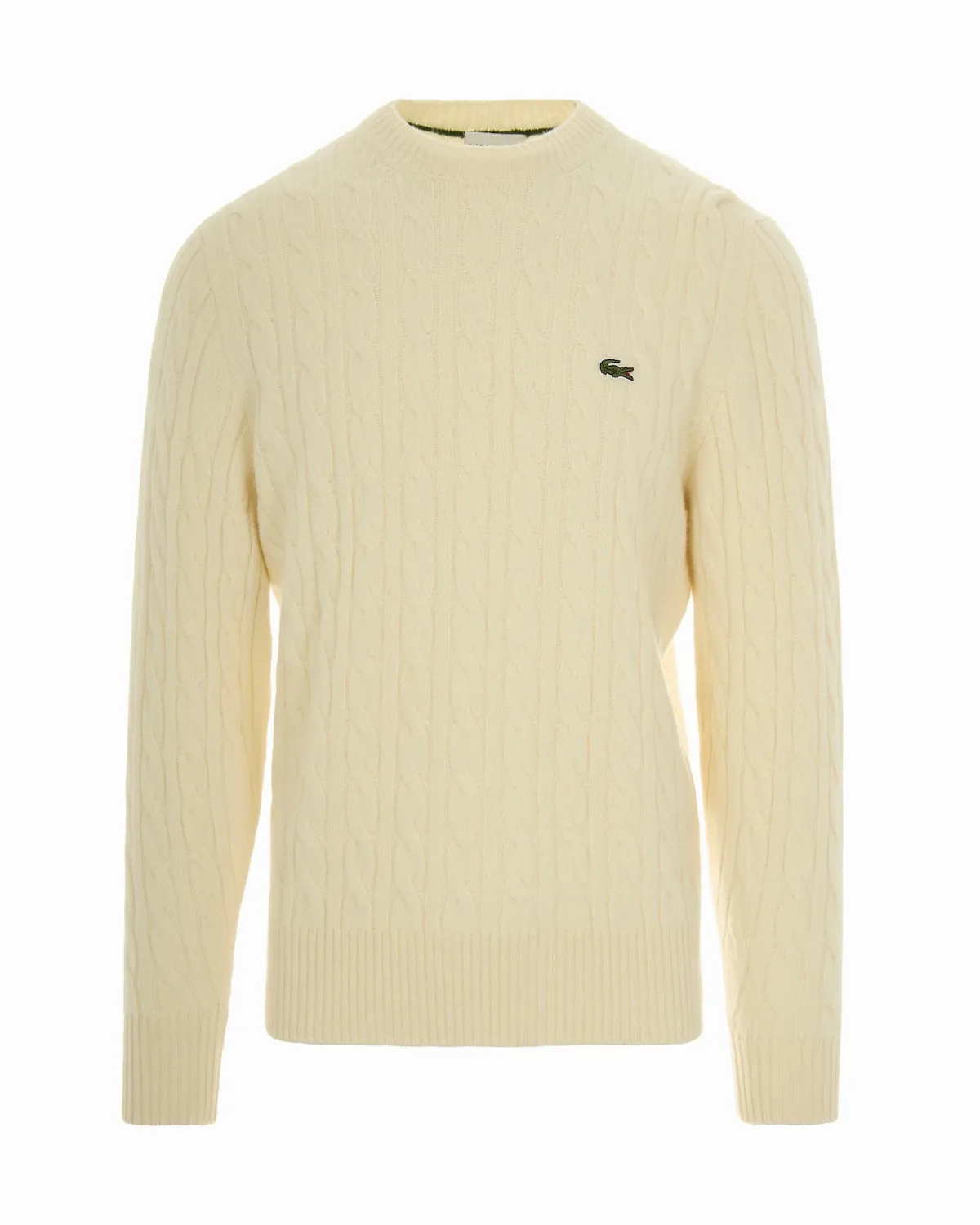 Cable-Knit Wool Sweater by Lacoste