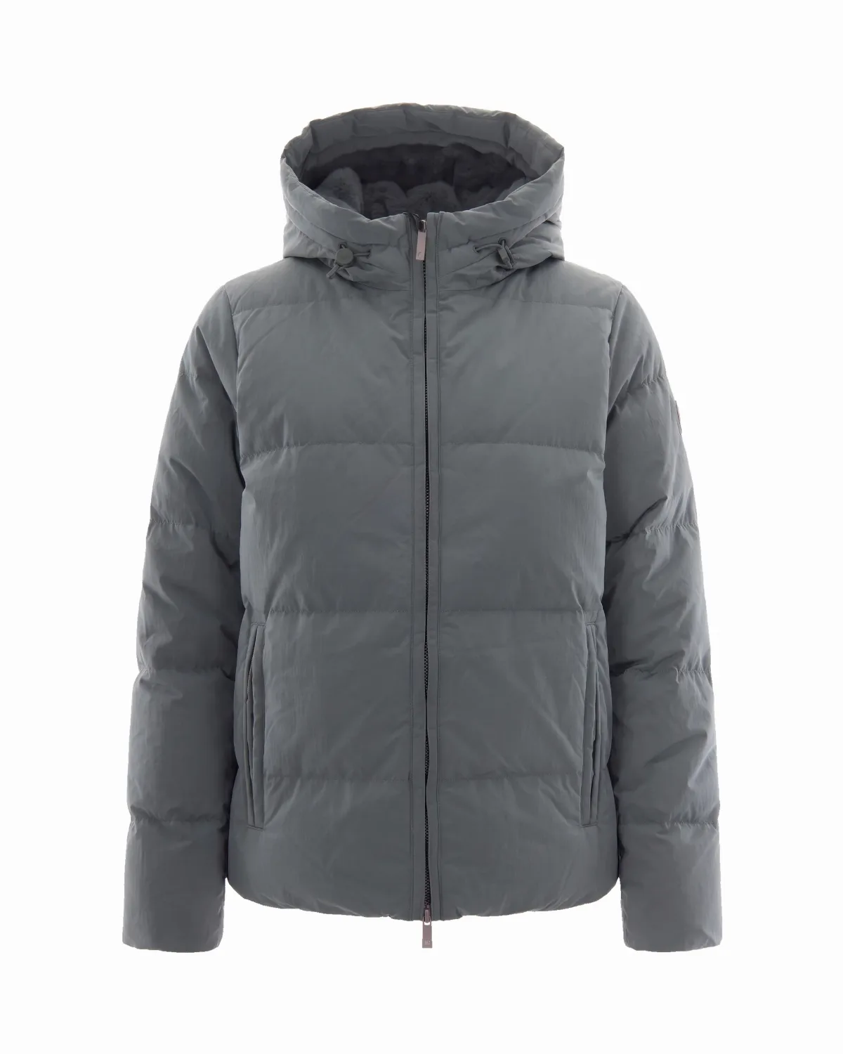 Iridescent Quilted Nylon Down Jacket by K-way