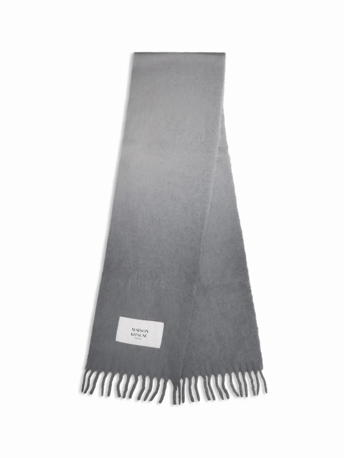 Alpaca Gradient Scarf by Maison Kitsuné