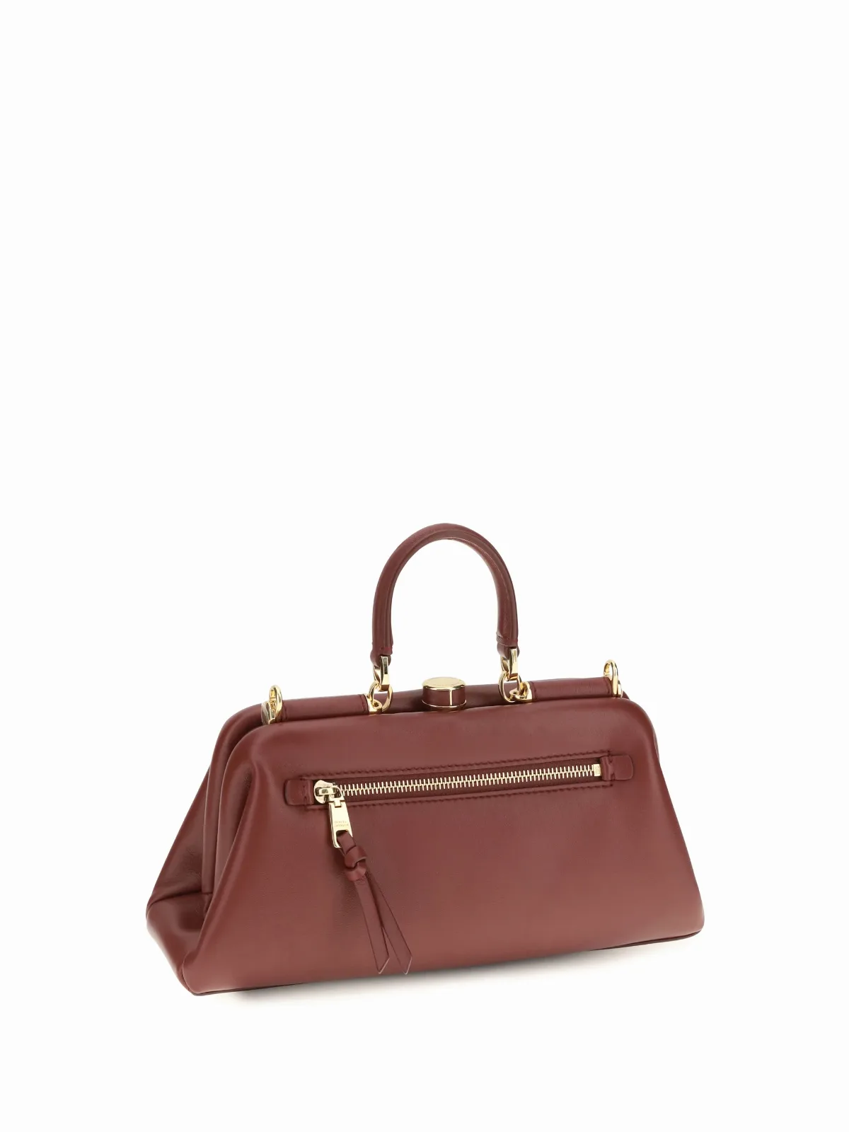 Grandma Lambskin Leather Top Handle Bag by Dolce & Gabbana