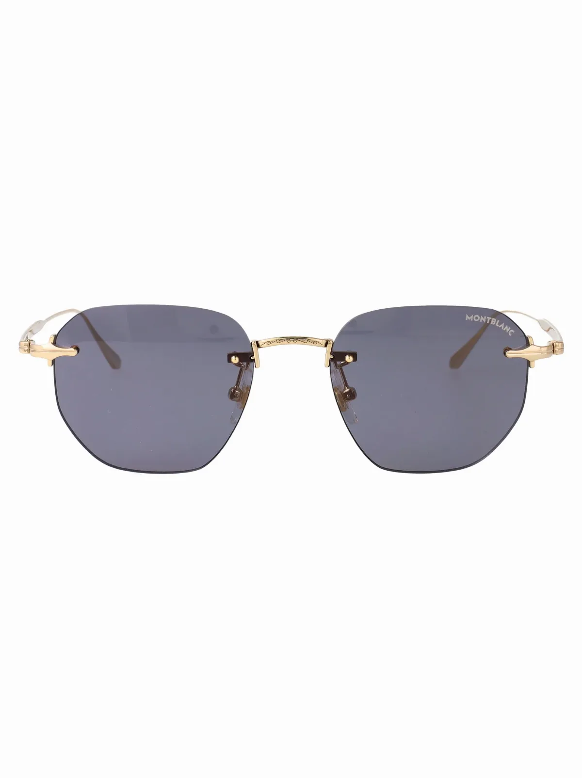 MB0405S Metal Frame Sunglasses by Montblanc