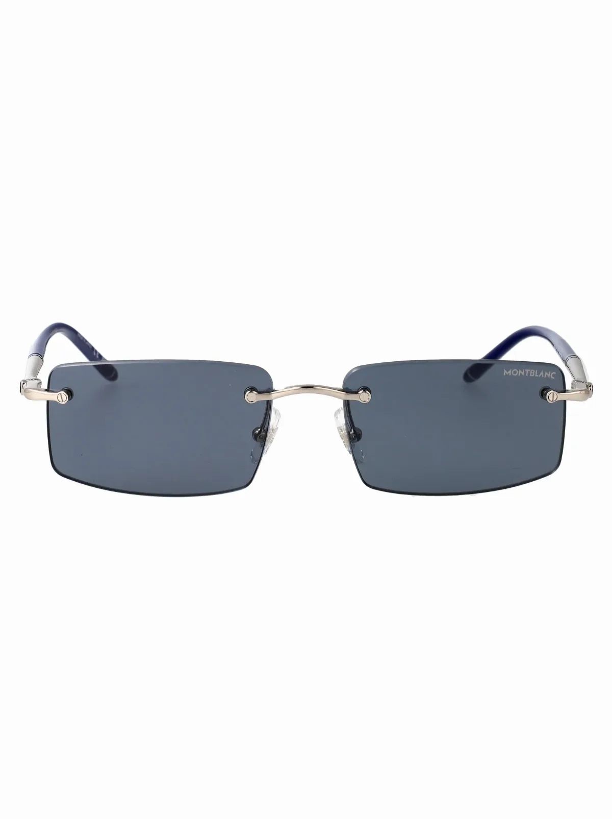MB0443S Metal Rimless Sunglasses by Montblanc