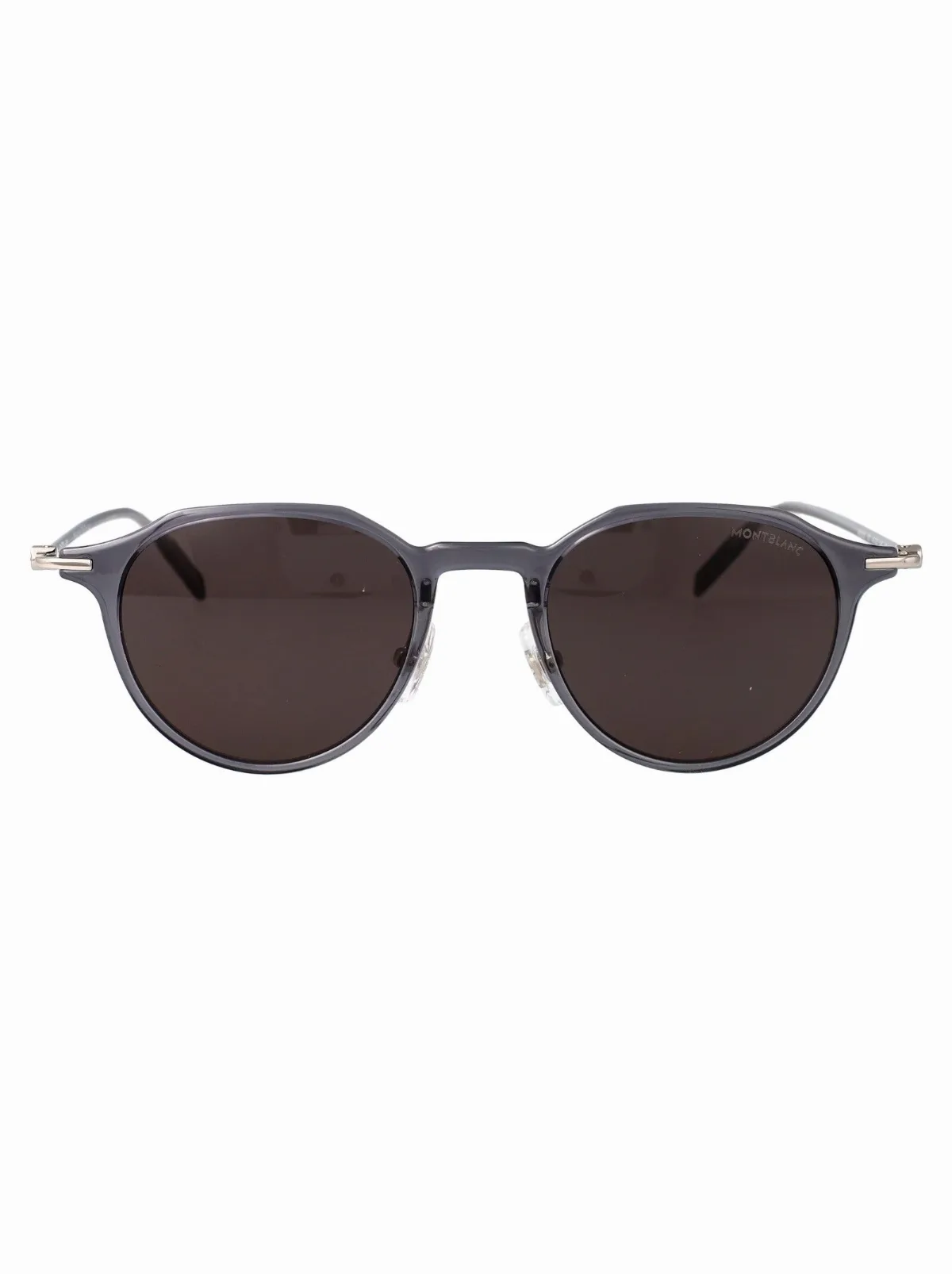 MB0355S Metal Round Sunglasses by Montblanc