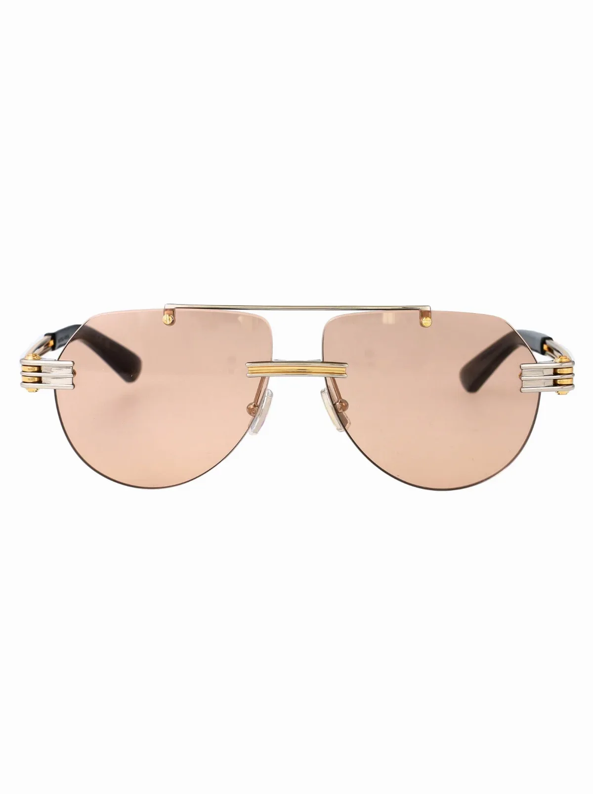 BV1342S Metal Frame Sunglasses by Bottega Veneta
