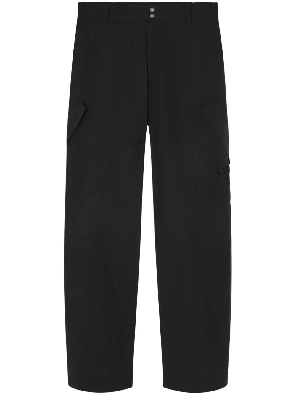 Embroidered Logo Trousers by Versace