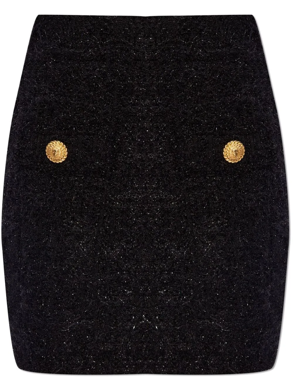 Bouclé Tweed Short Skirt by Balmain