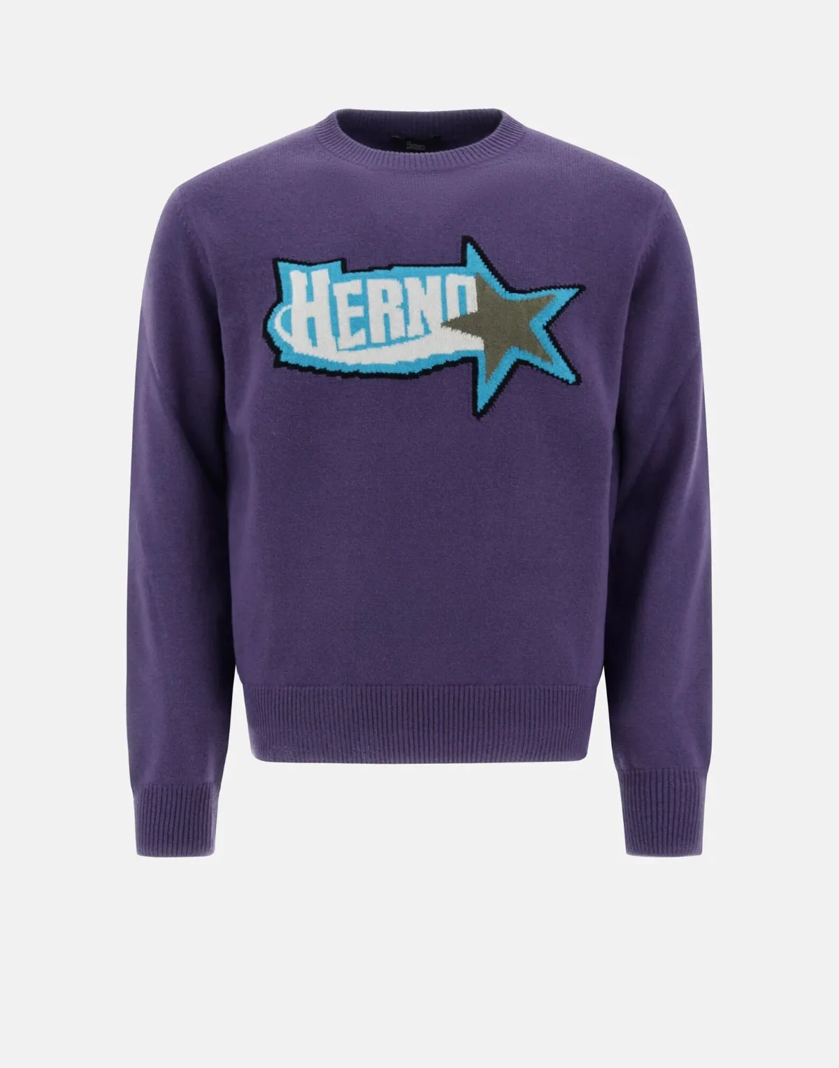 Star Logo Intarsia Sweatshirt by Herno