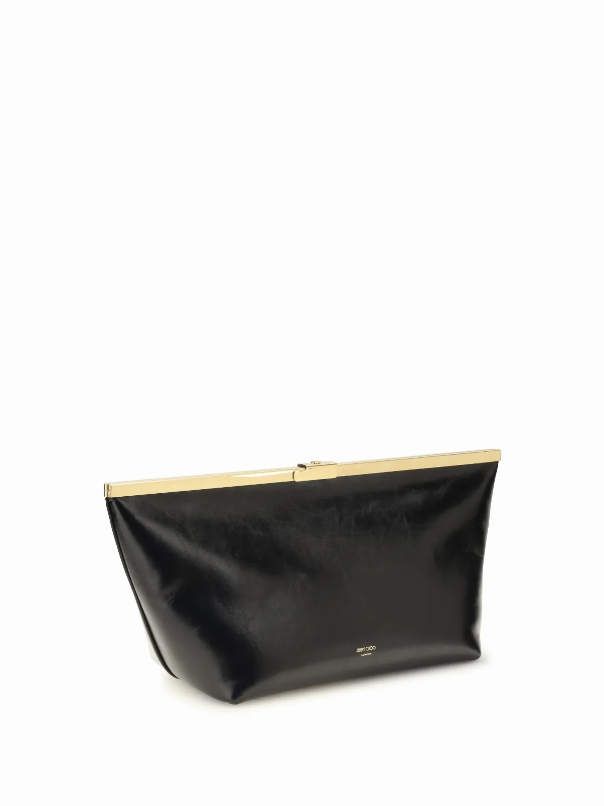 Ganache Calfskin Leather Clutch by Jimmy Choo