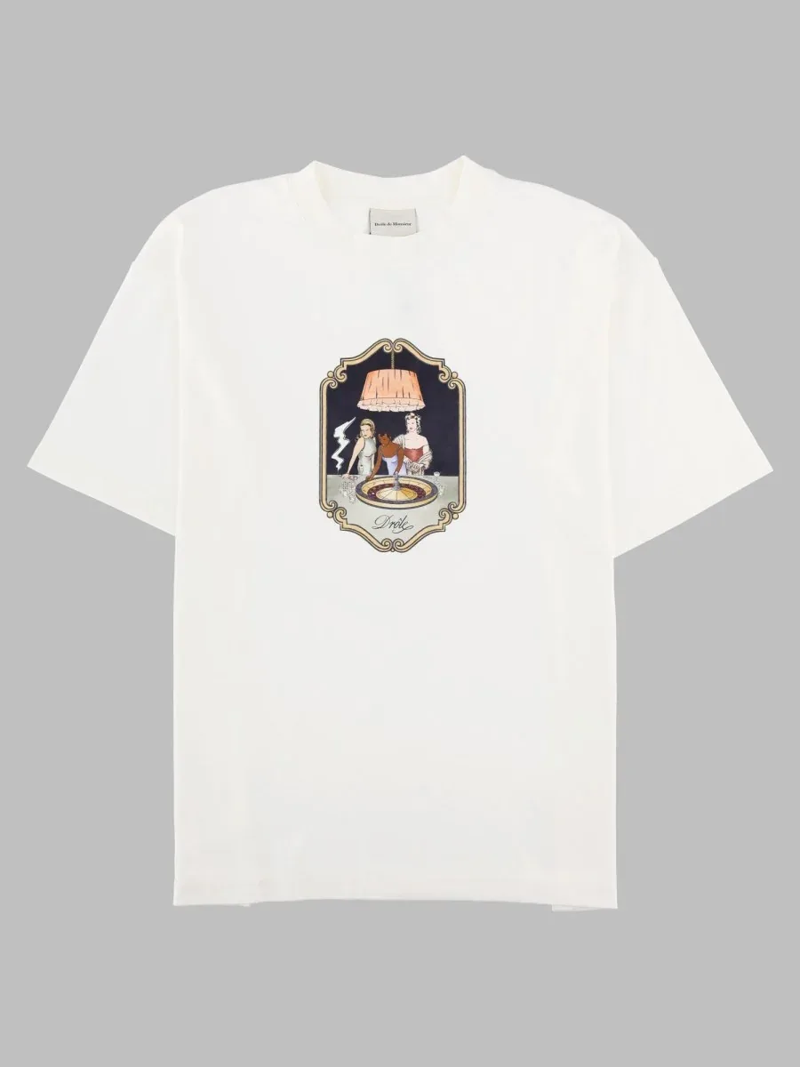 Casino Scene Graphic T-Shirt by DrôLe De Monsieur