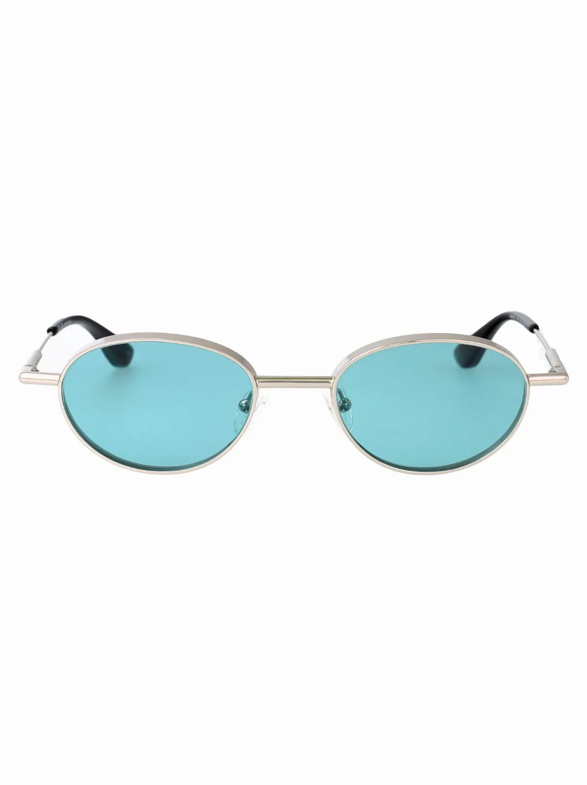 AM0523S Metal Round-Frame Sunglasses by alexander mcqueen