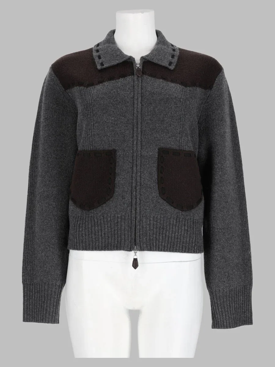Cashmere Wool Blend Cardigan by Guest In Residence