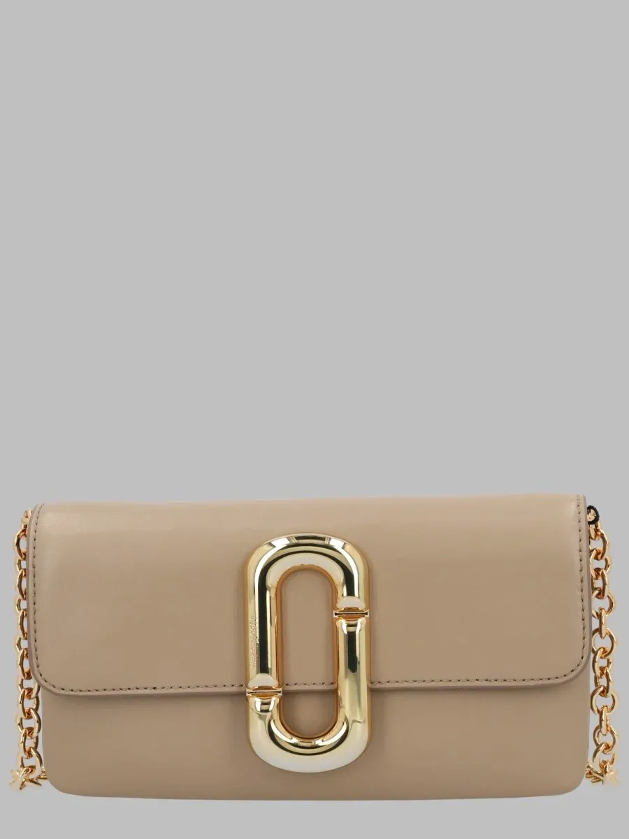 Chain-Detail Leather Wallet by Marc Jacobs