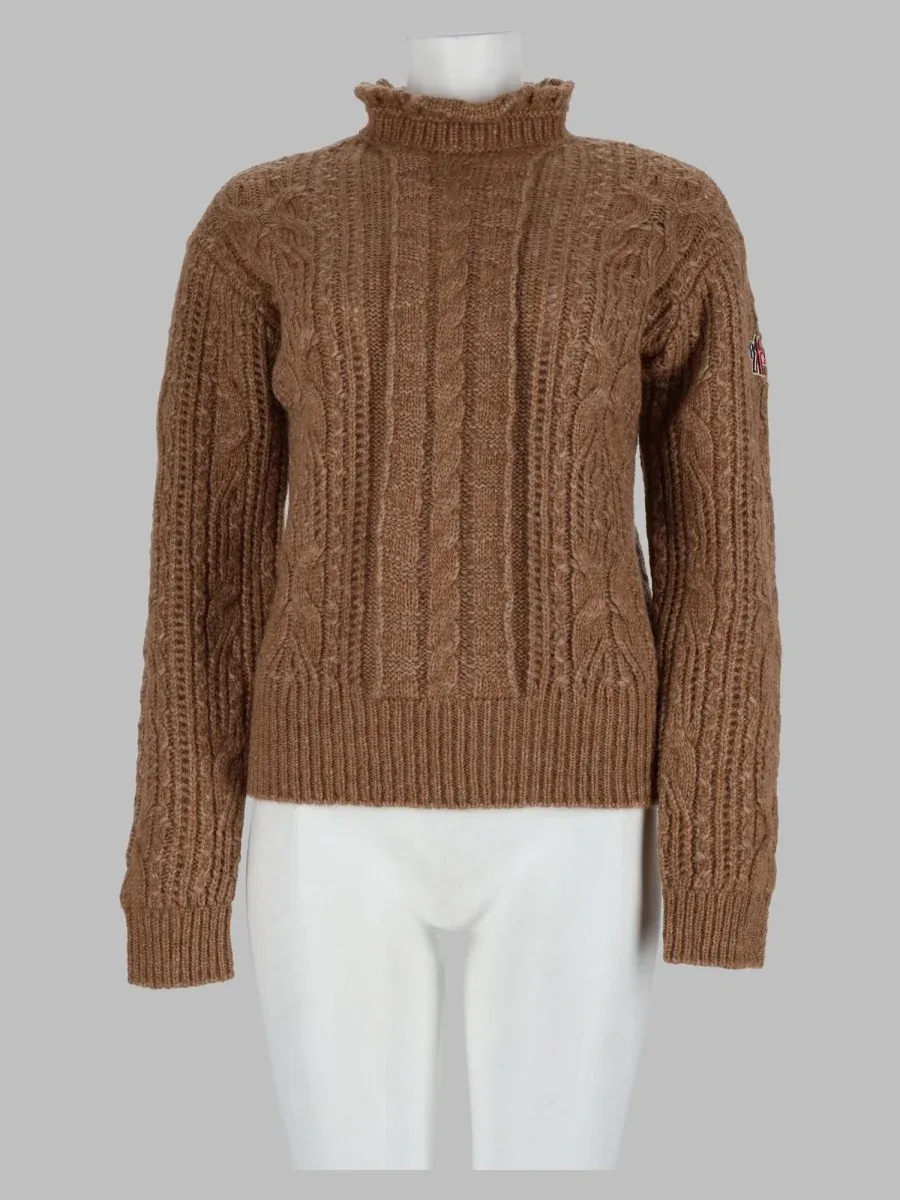 Grenoble Cable-Knit Alpaca-Blend Sweater by Moncler Grenoble