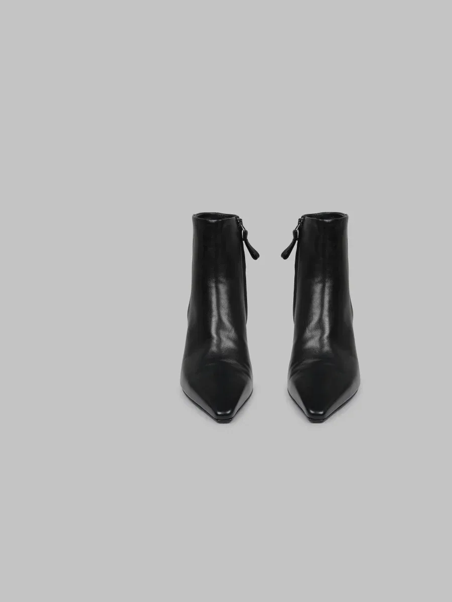 Calf Leather Heeled Ankle Boots by Premiata