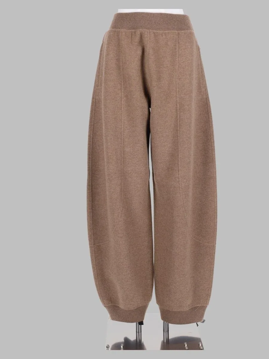 Virgin Wool and Cashmere Jogger Trousers by Max Mara