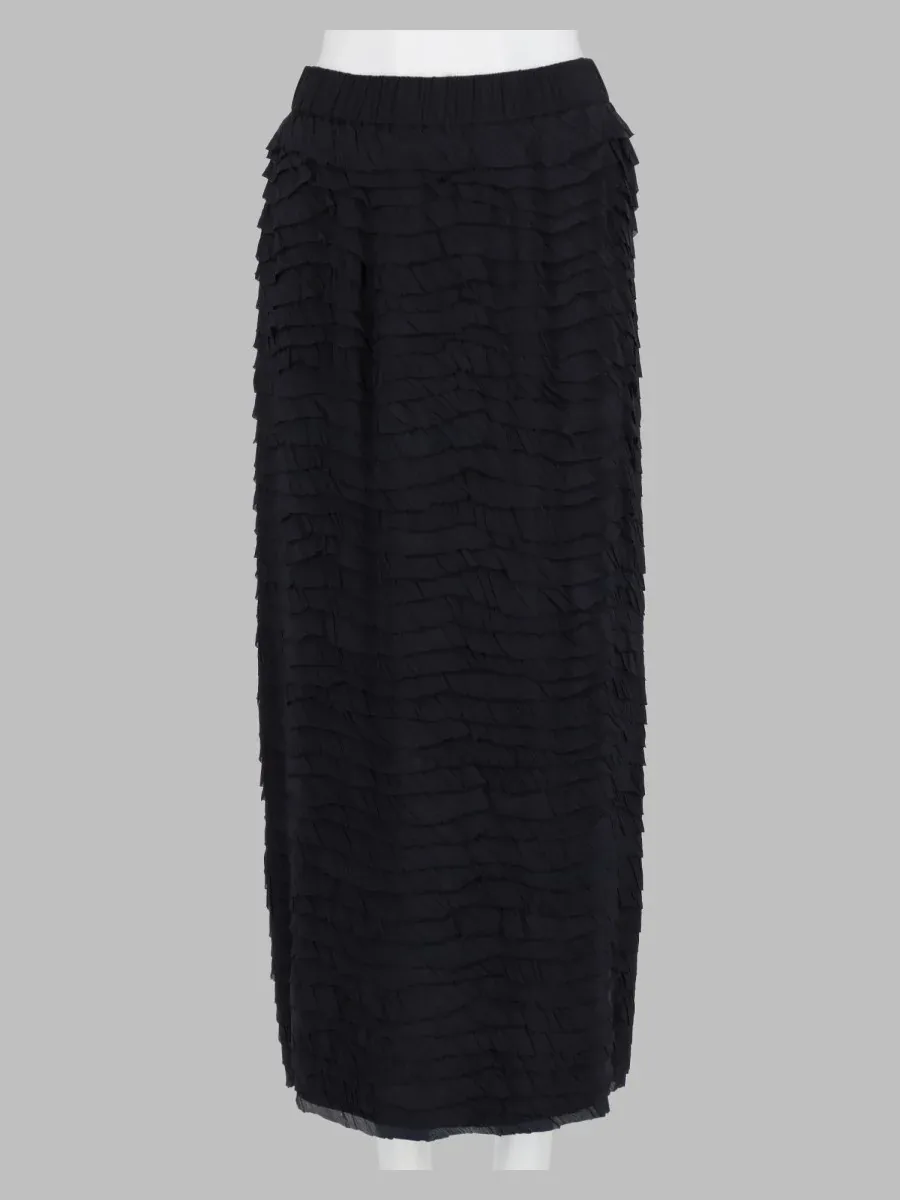 Ruffled Viscose Midi Skirt by Alysi