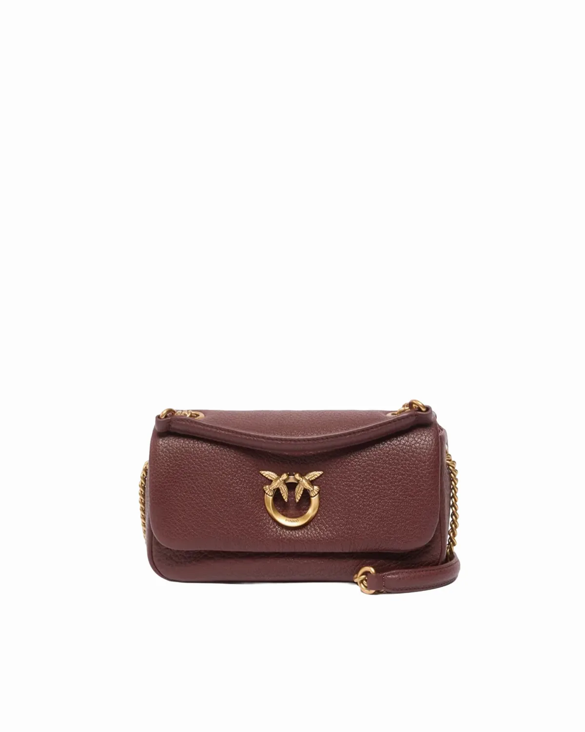 Love Click Leather Shoulder Bag by pinko