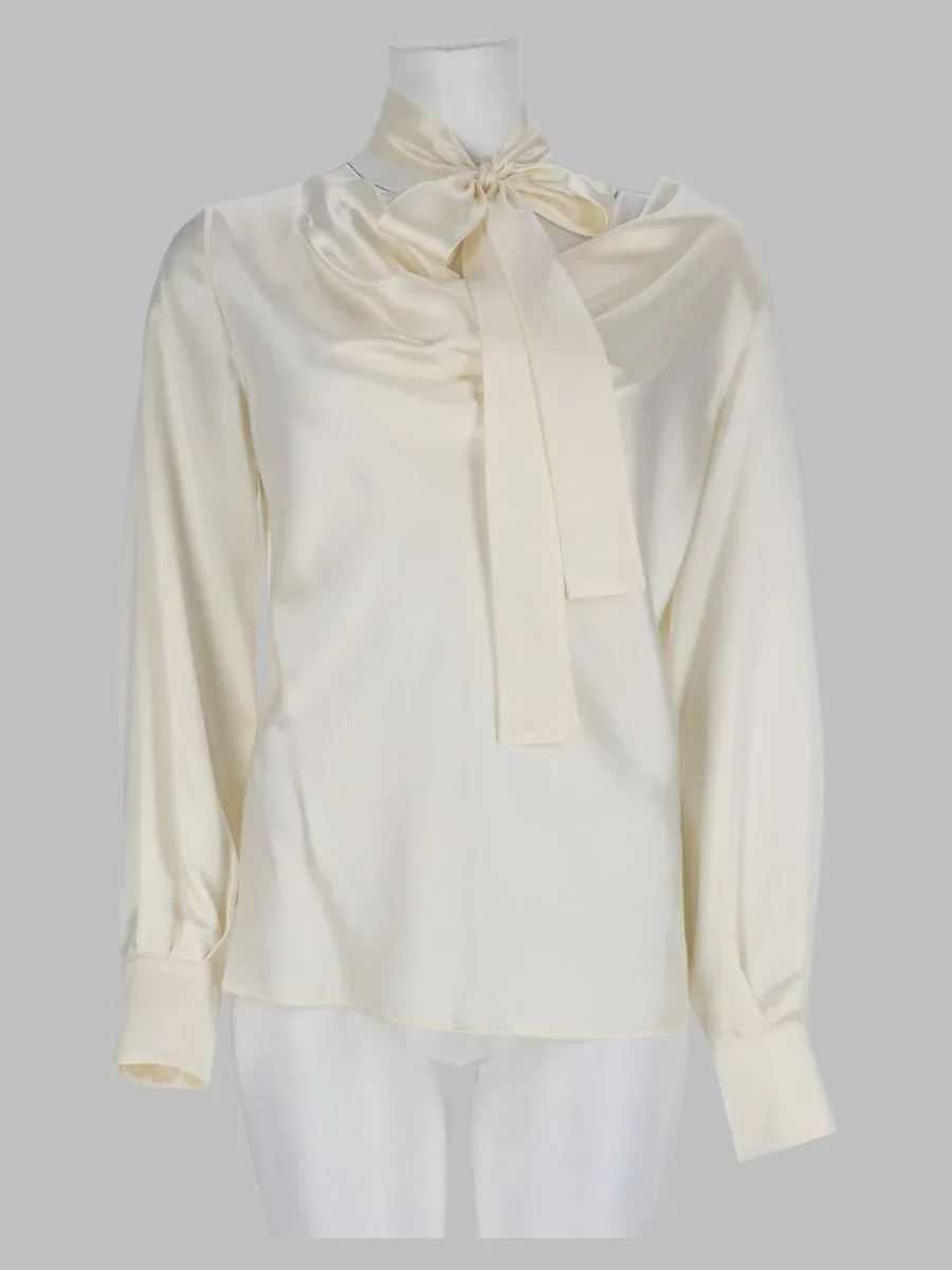Silk Satin Blouse by Max Mara