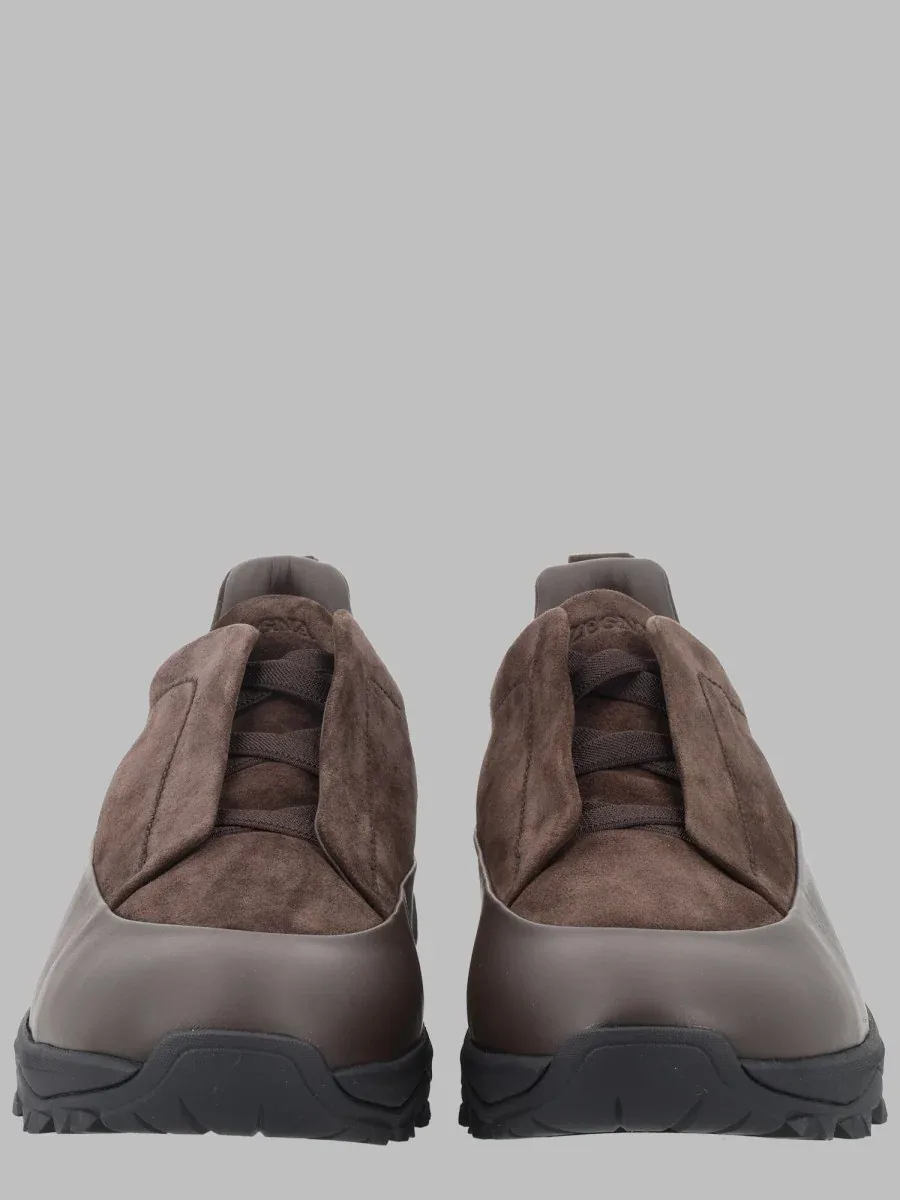 Triple Stitch Sneakers by Zegna