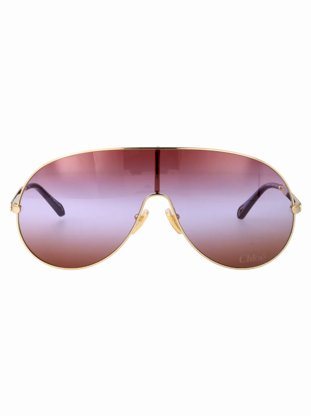 CH0283S Metal Shield Sunglasses by Chloé