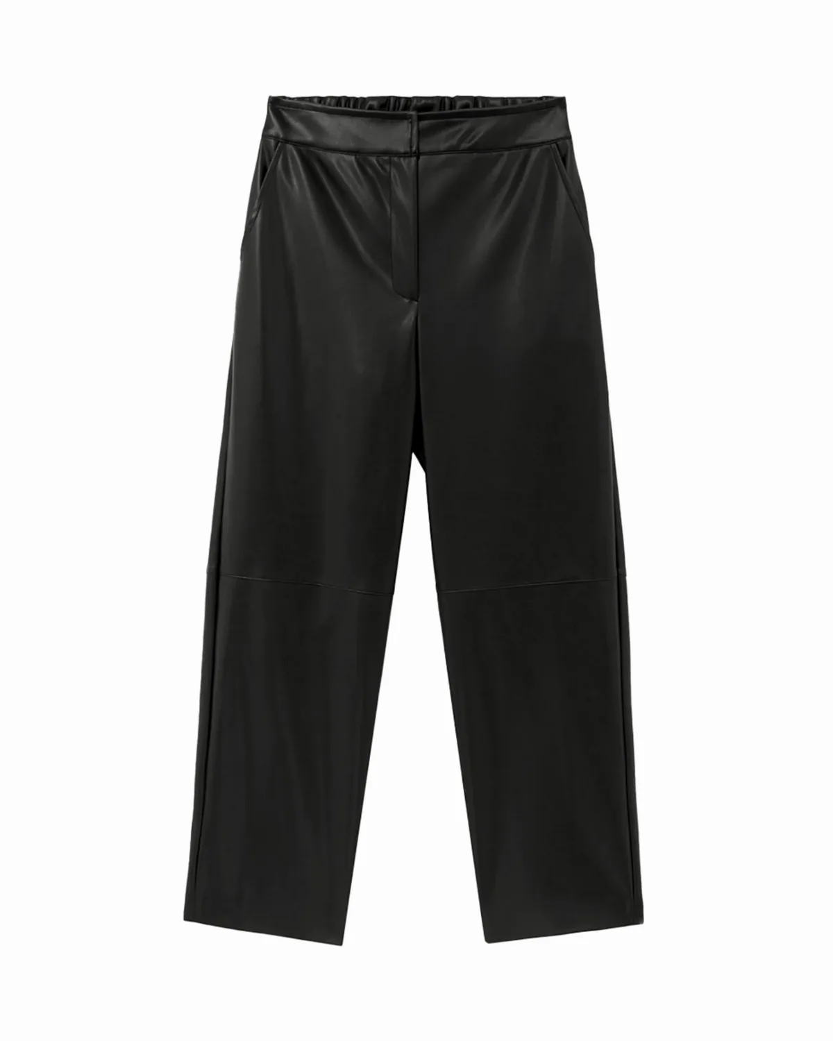 Faux Leather Trousers by Alpha Studio