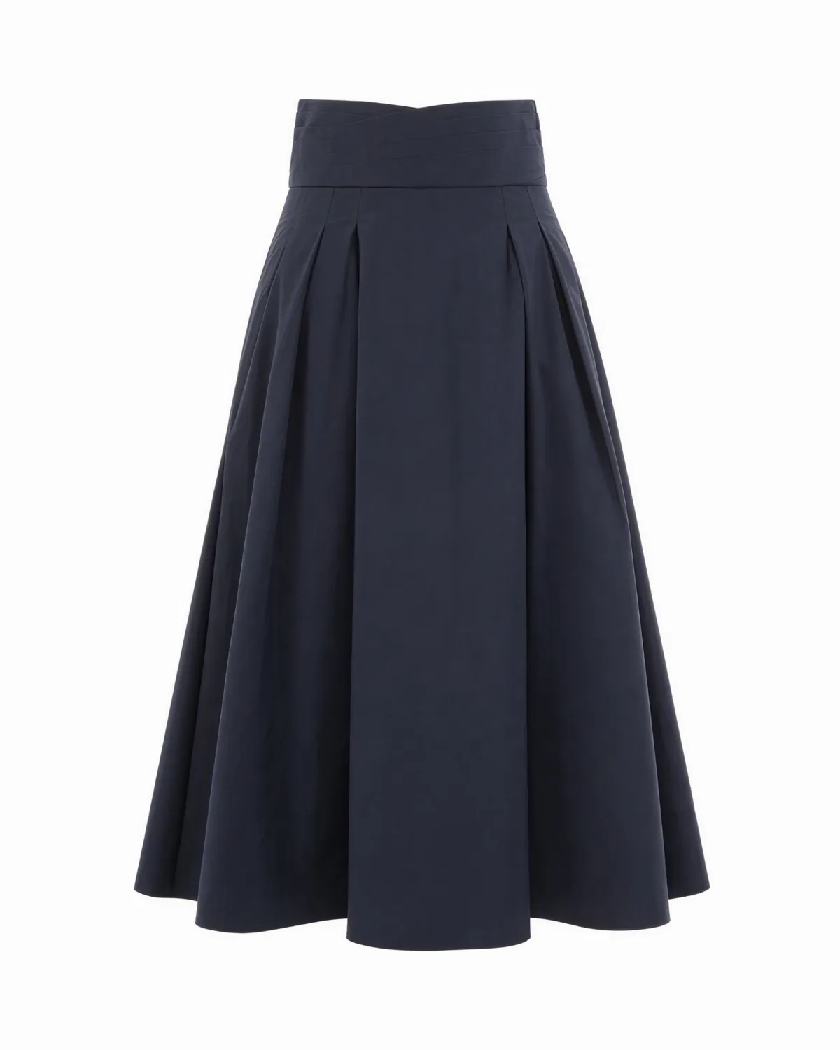 Pleated Taffeta Skirt by Elisabetta Franchi