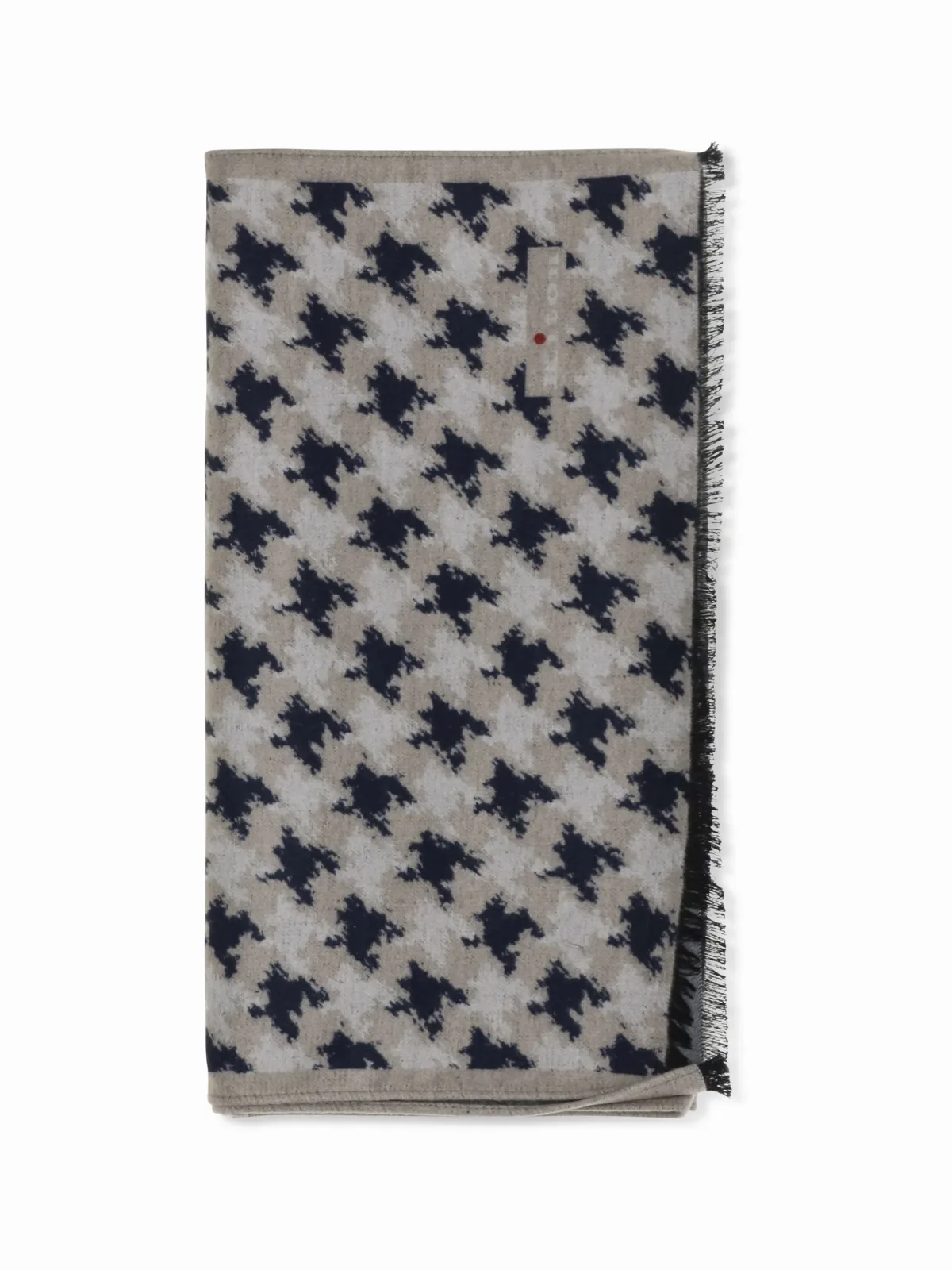 Houndstooth Silk Scarf by Kiton