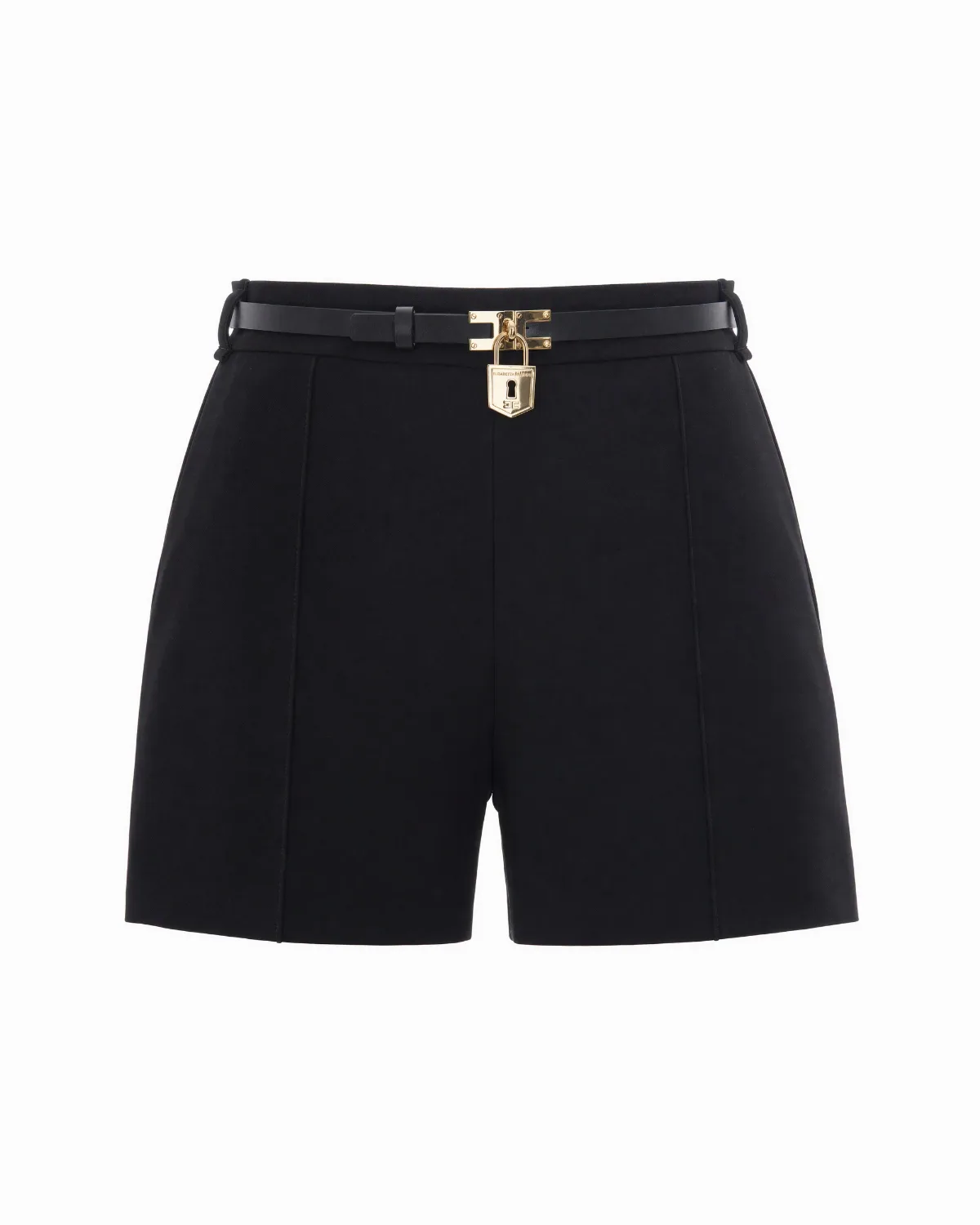Belted Crêpe Shorts by Elisabetta Franchi