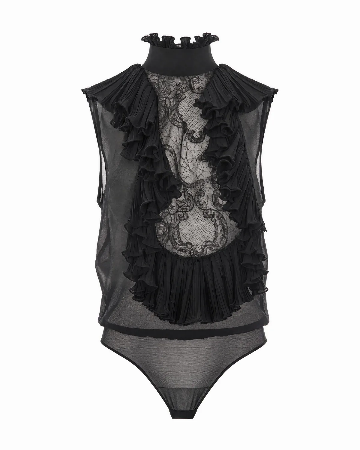 Lace Ruffled Bodysuit by Elisabetta Franchi