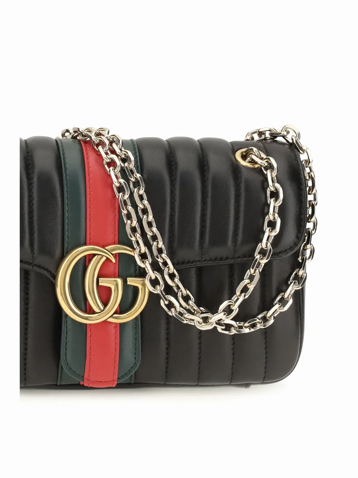 Calfskin Leather Shoulder Bag by Gucci