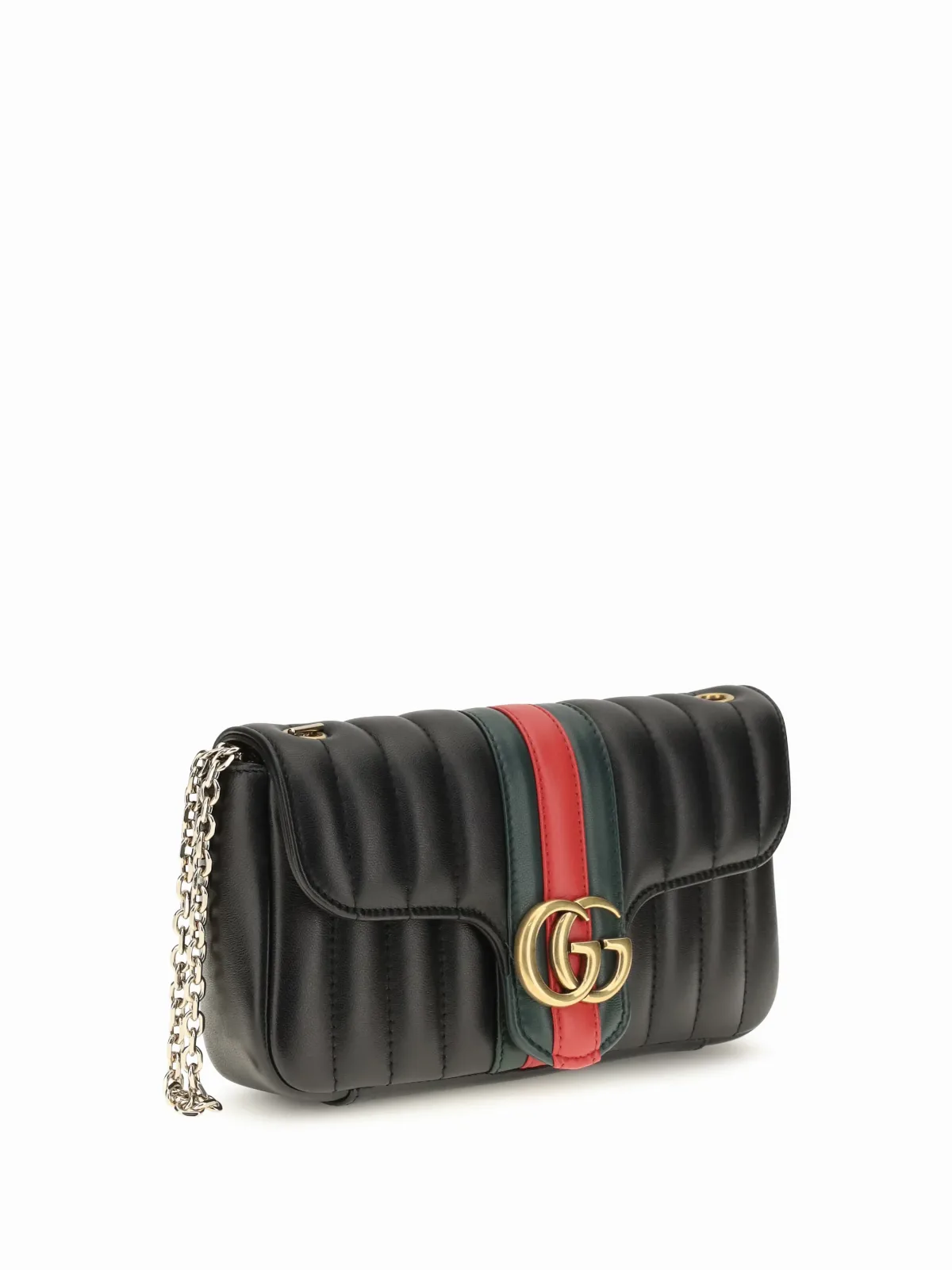GG Marmont Nappa Leather Shoulder Bag by Gucci
