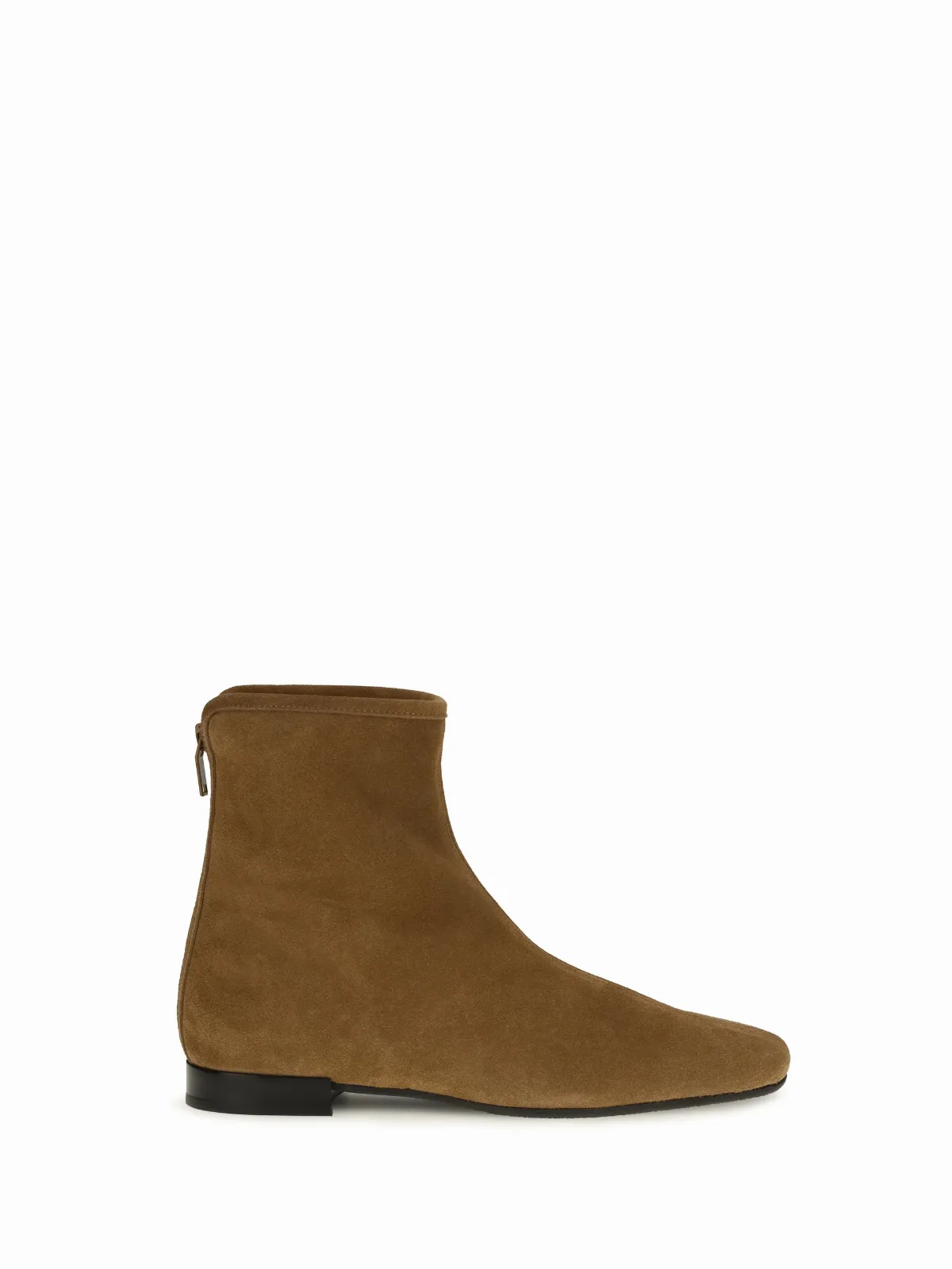 Suede Shearling-Lined Boots by Toteme