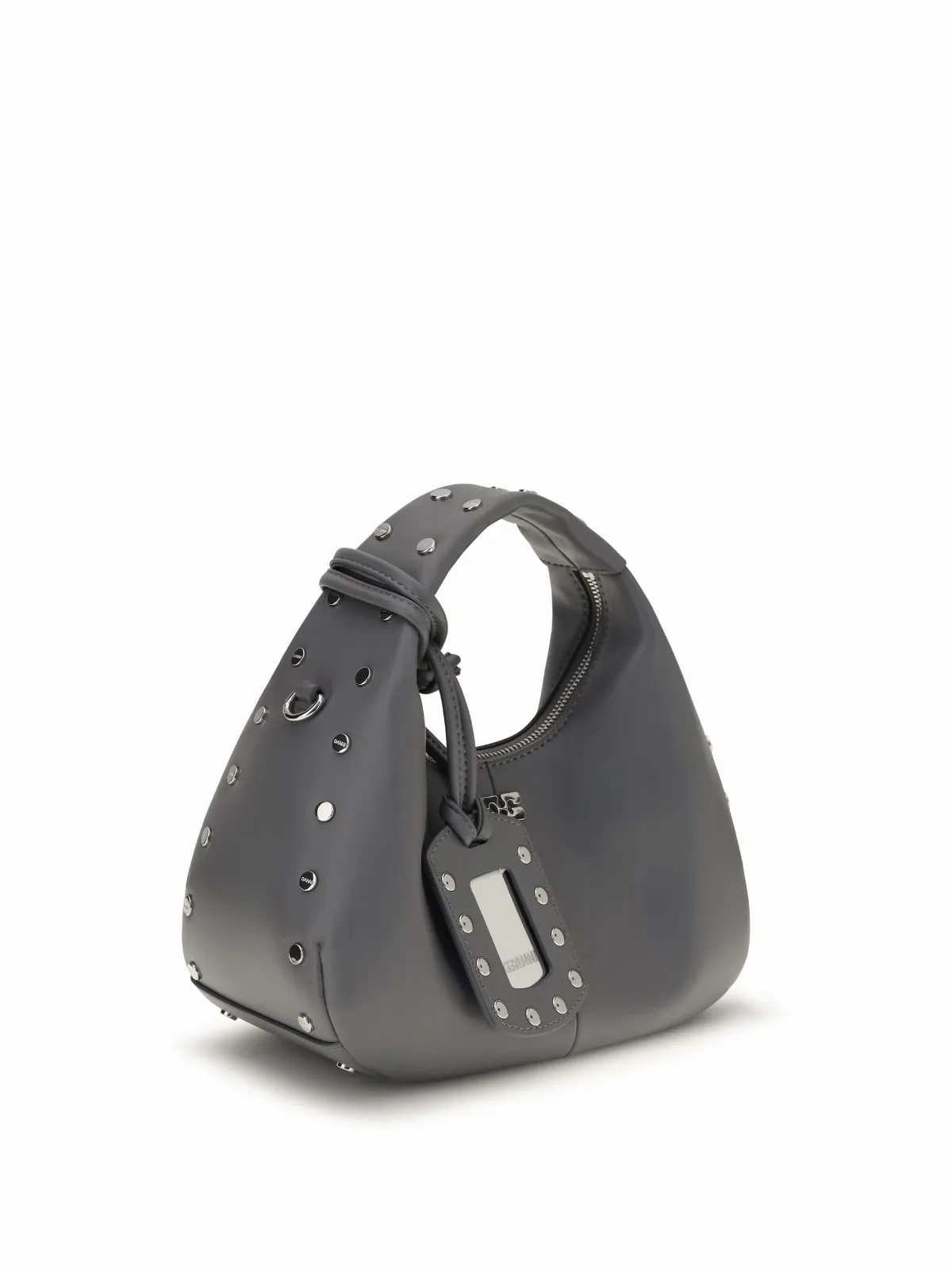 Leather Hobo Bag by Ganni