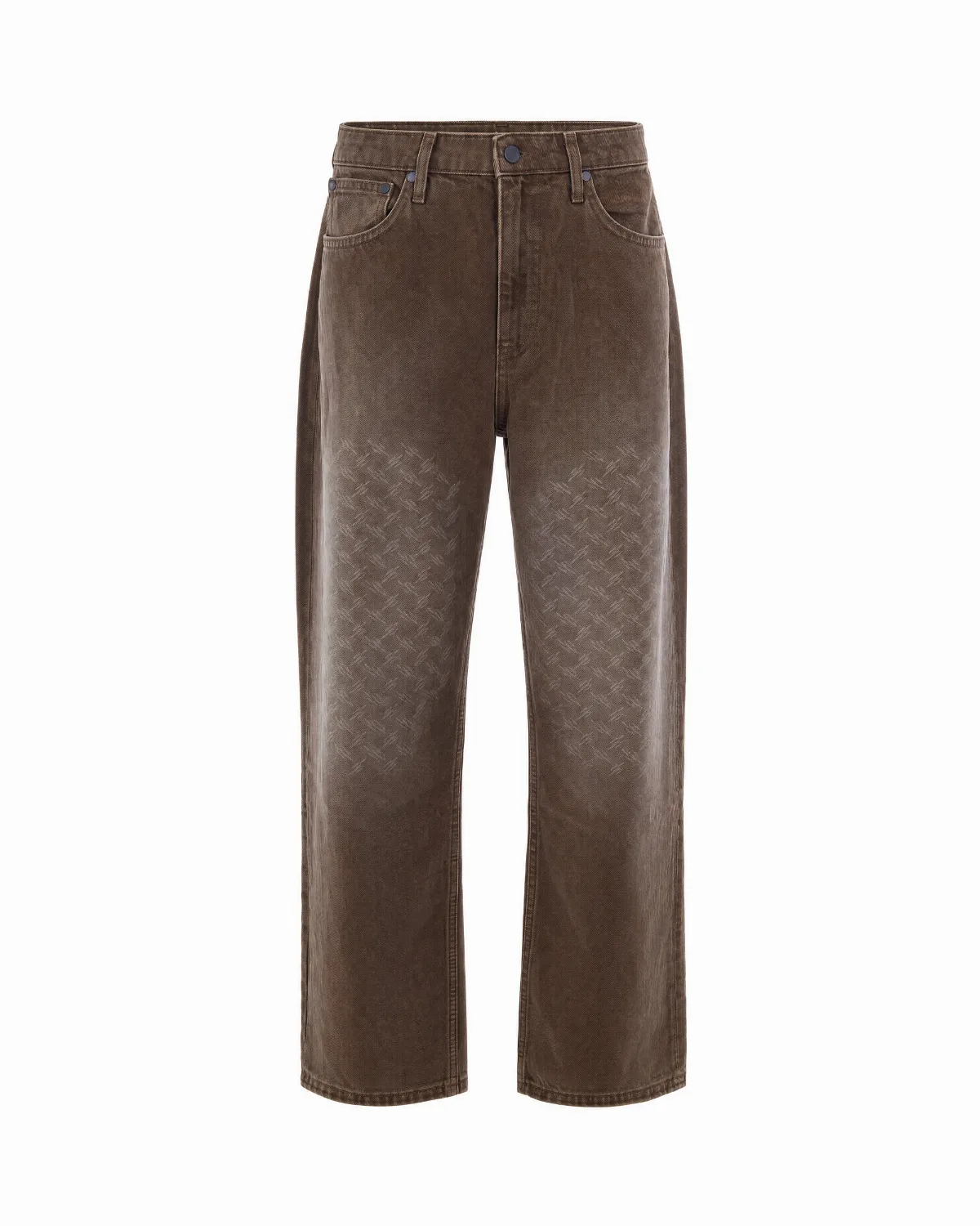 Faded Monogram Denim Trousers by Daily Paper