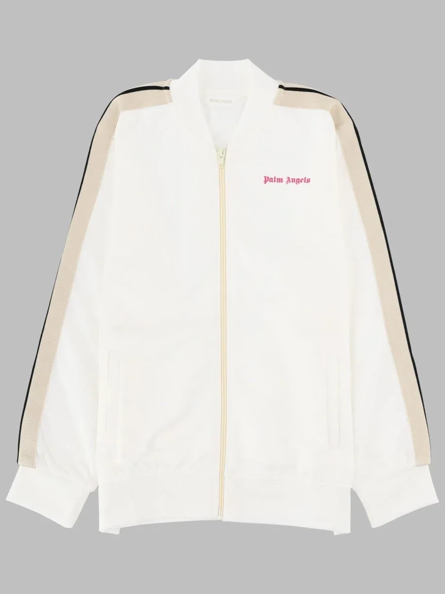 Full-Zip Cotton-Blend Sweatshirt by Palm Angels