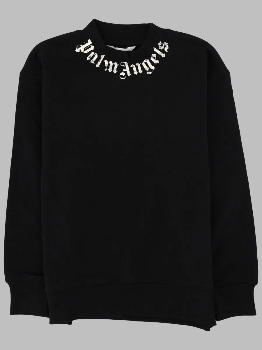 Logo-Embroidered Sweatshirt by Palm Angels