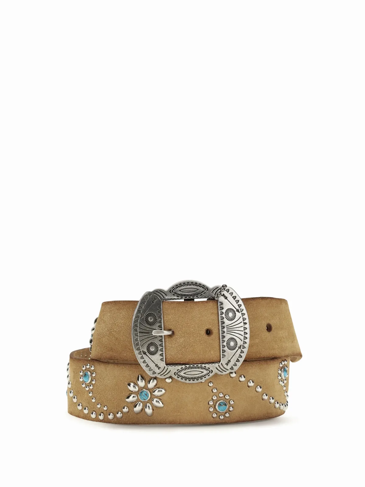 Studded Suede Belt by Htc Los Angeles